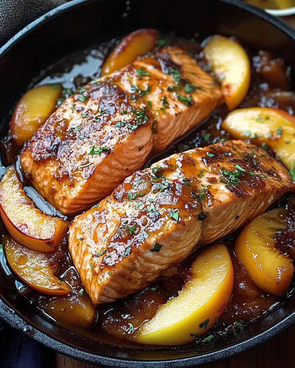 Bourbon Peach Roasted Salmon: A Must-Try Delight!