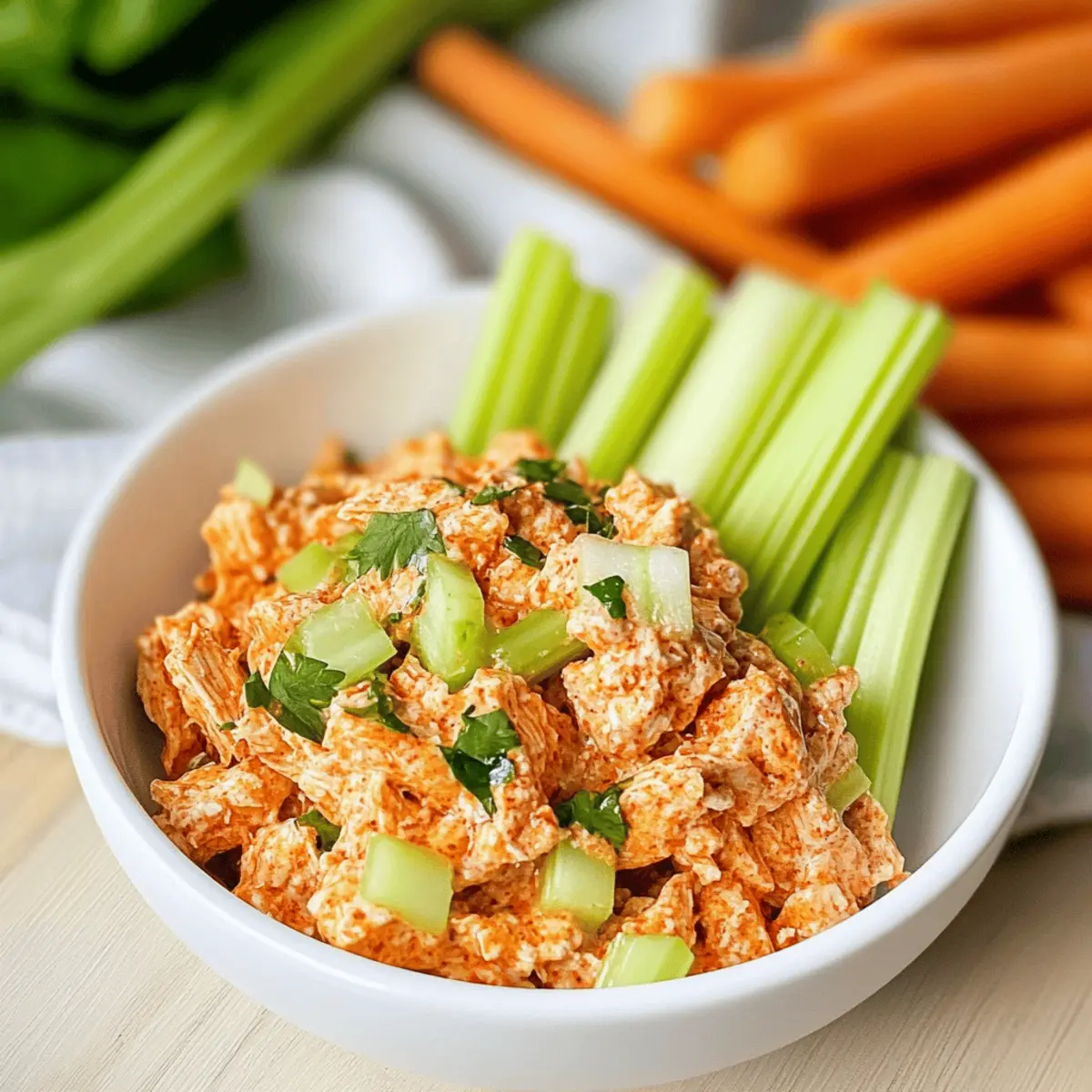 Delicious Buffalo Chicken Salad That’s High-Protein Goodness