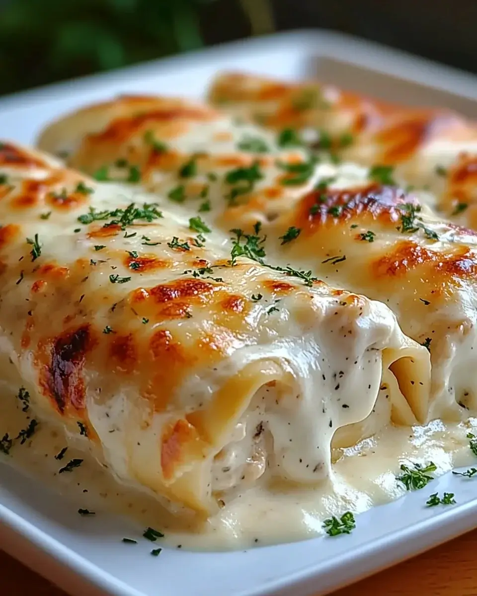 Chicken Alfredo Lasagna Rolls: A Delicious Twist Awaits!