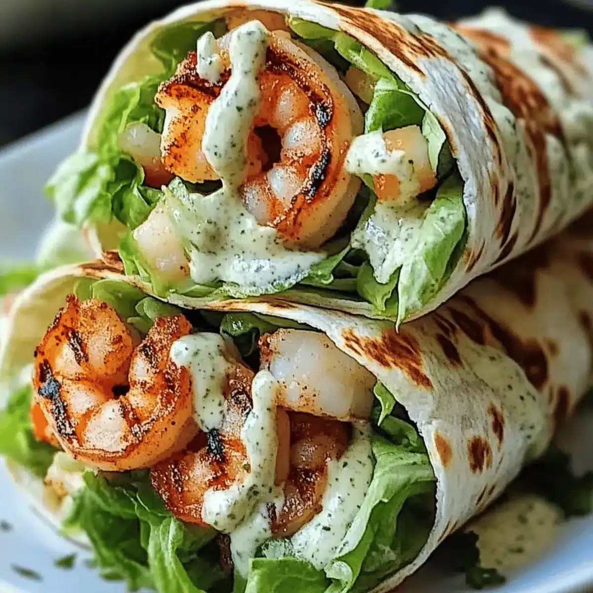 Grilled Shrimp Caesar Wraps for a Quick, Tasty Meal
