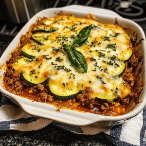 Ground Beef Zucchini Casserole