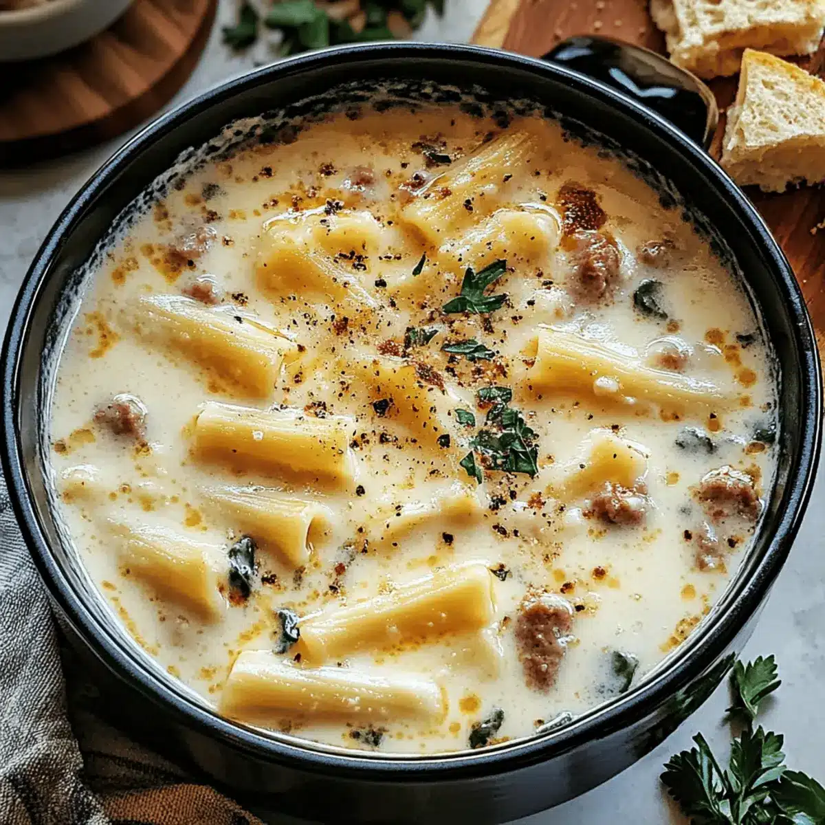 Creamy and Hearty White Lasagna Soup for Cozy Nights