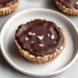 No Bake Peanut Butter Oat Cups
