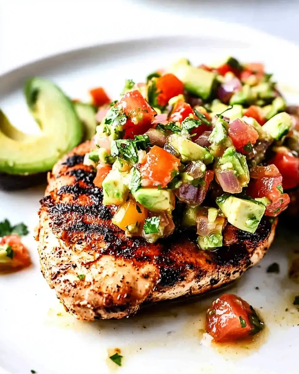 Fiesta Lime Chicken with Avocado Salsa is a must-try!