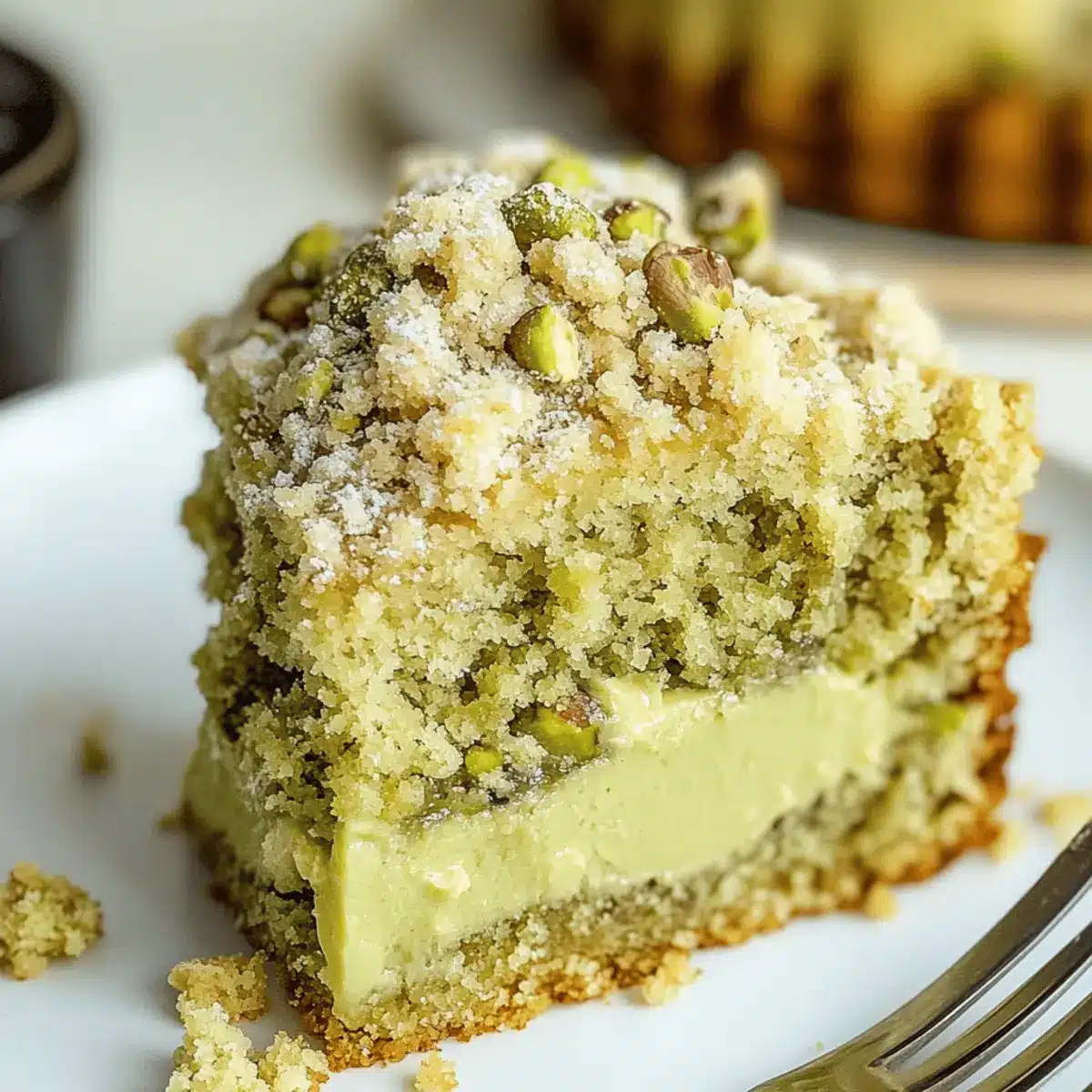 Indulge in Vegan Pistachio Coffee Cake for Your Sweet Cravings