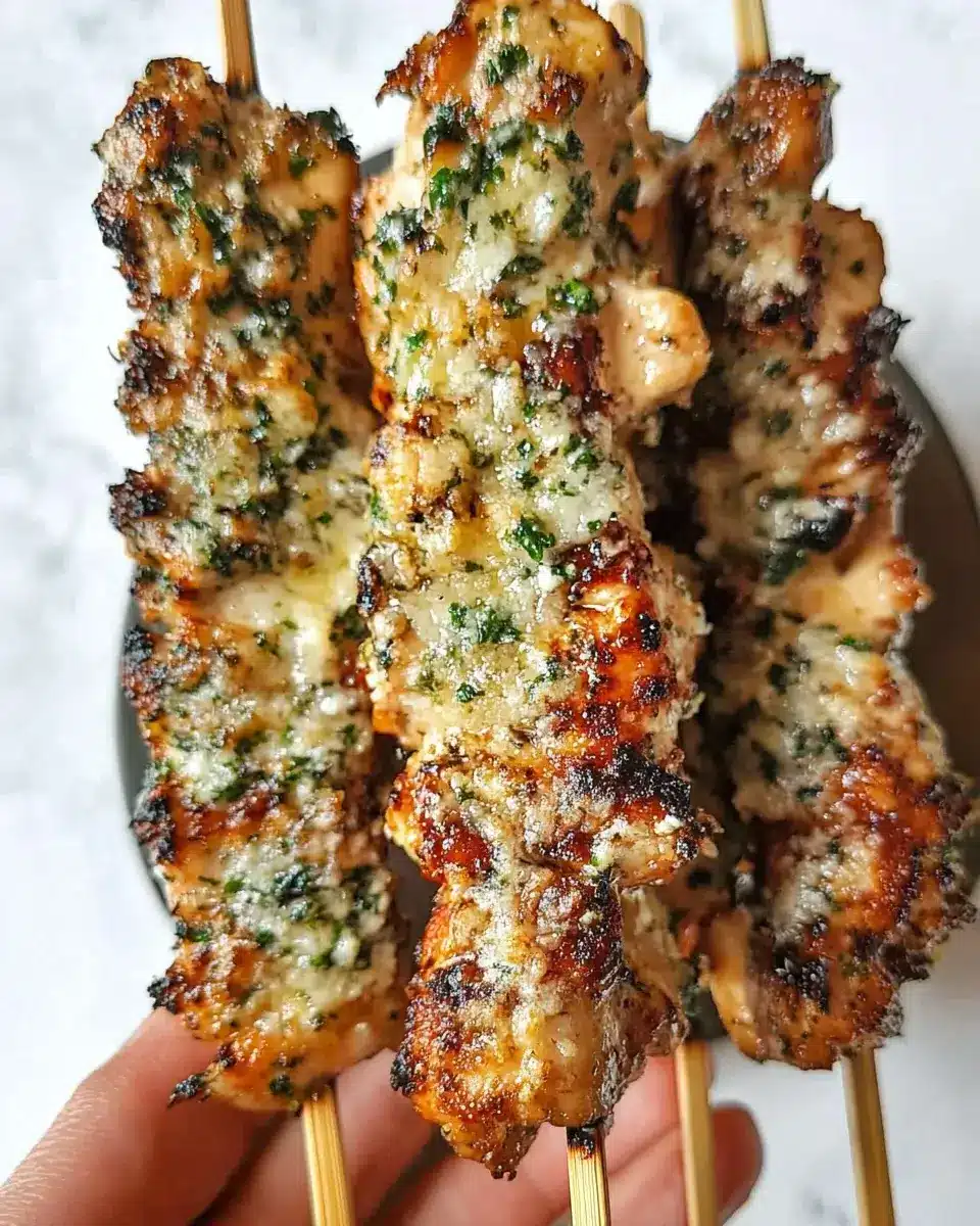 Garlic Parmesan Chicken Skewers: A Flavorful Recipe!