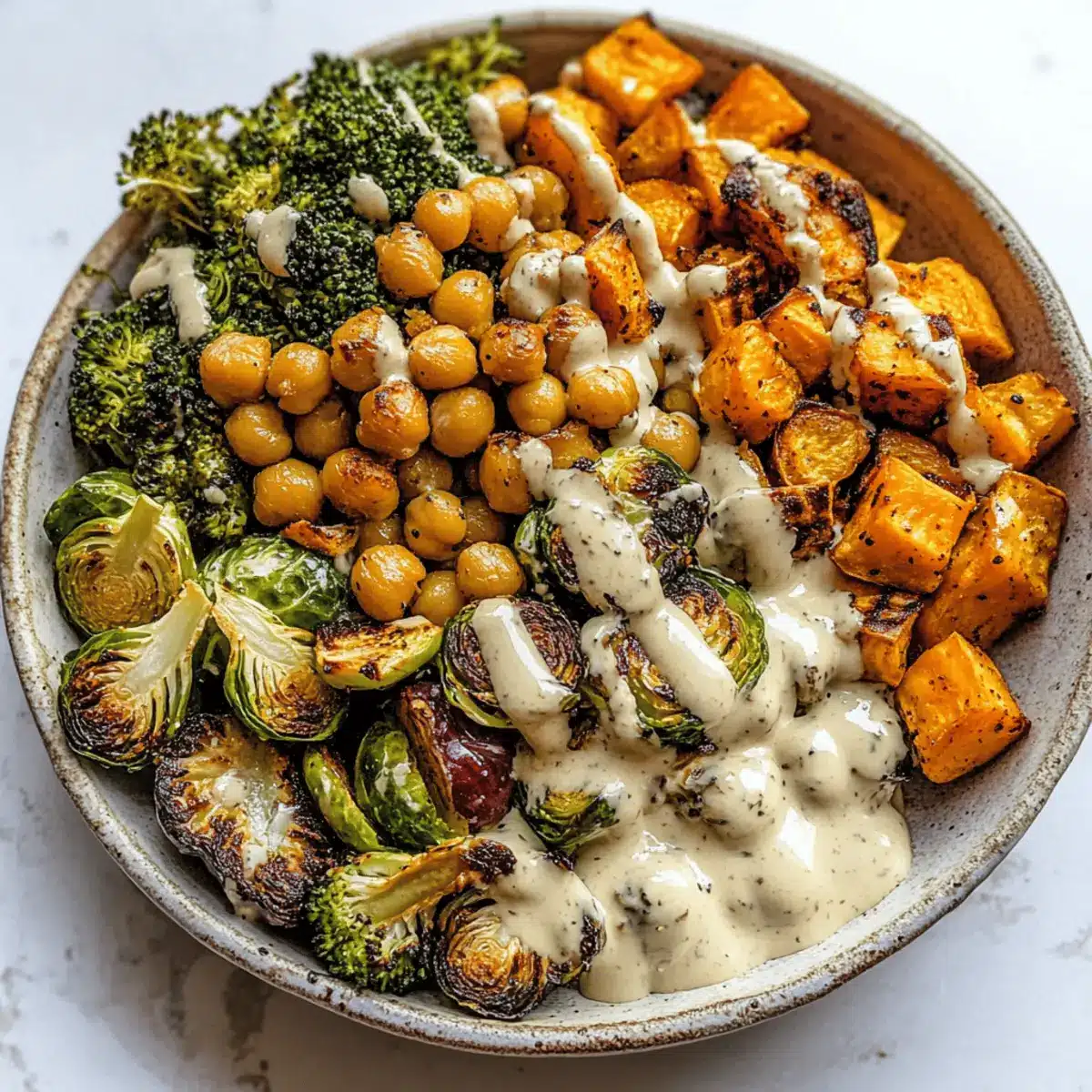 Savor the Flavor of Roasted Veggie Tahini Bowls Today