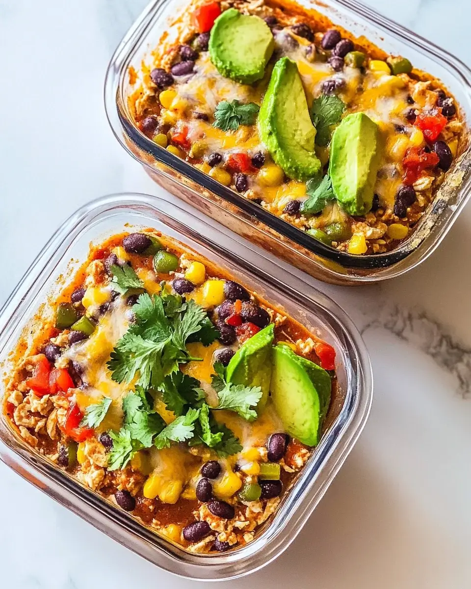 High-Protein Chicken Cottage Cheese Enchilada Bowls delightfully nourish and satisfy!