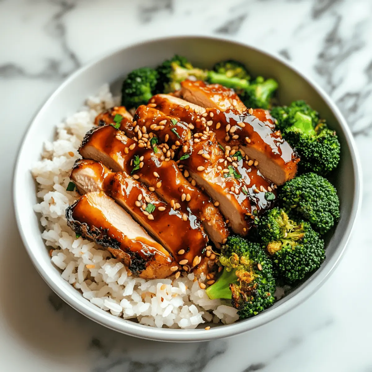 Savory Sticky Chicken Bowls Perfect for Healthy Cravings
