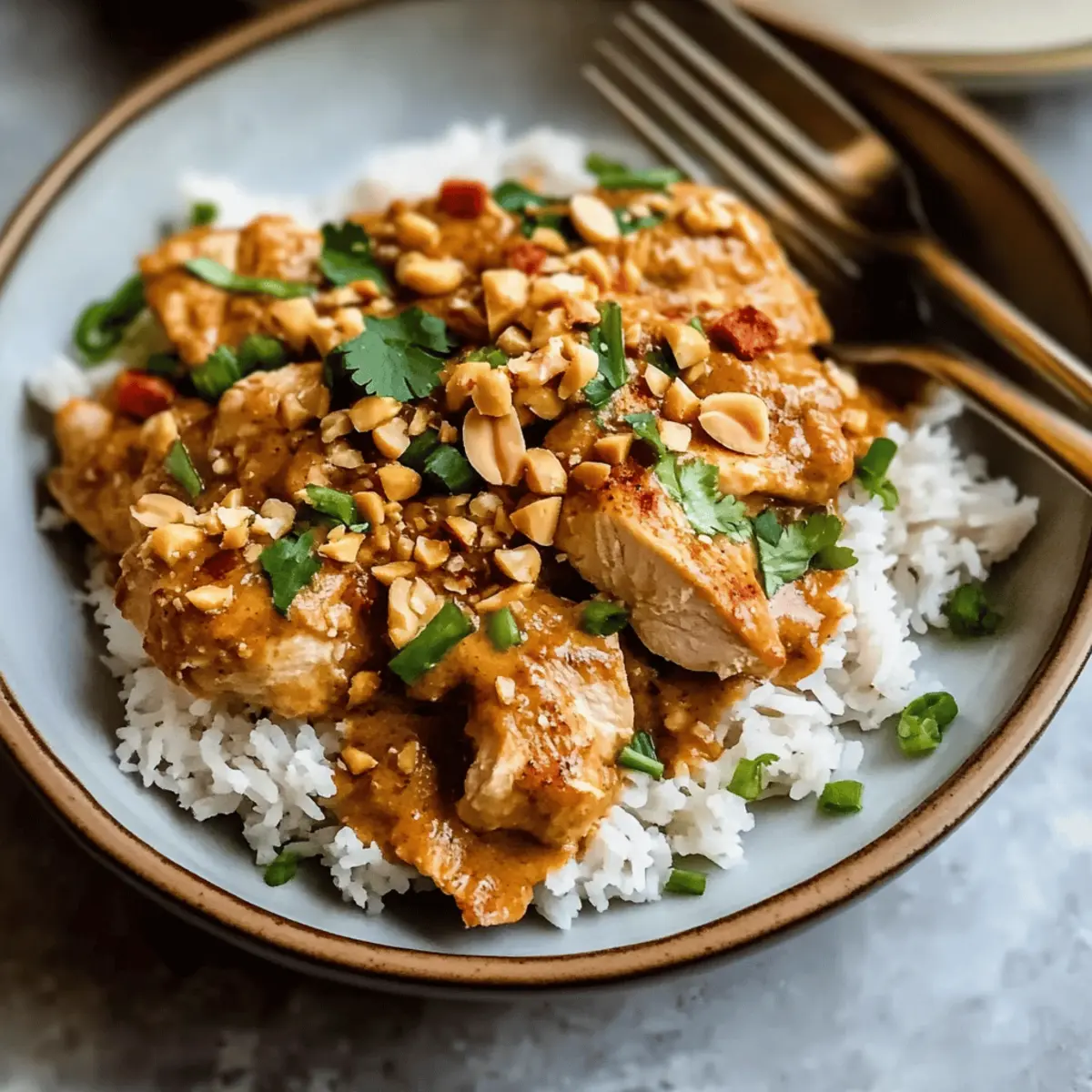 Savory Slow Cooker Peanut Chicken: Creamy Comfort Made Easy