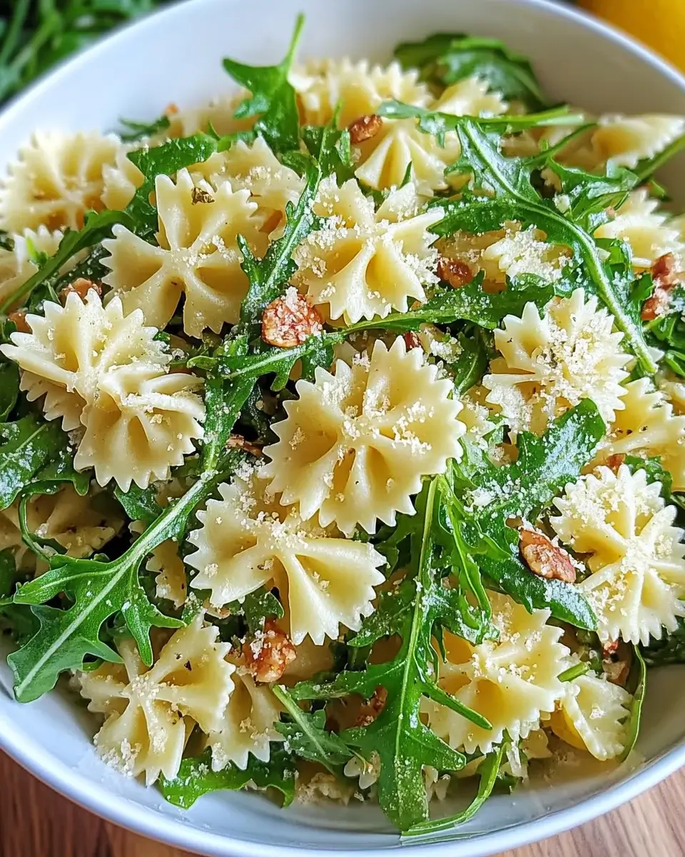 Lemon Arugula Pasta Salad: A Refreshing Recipe to Try!