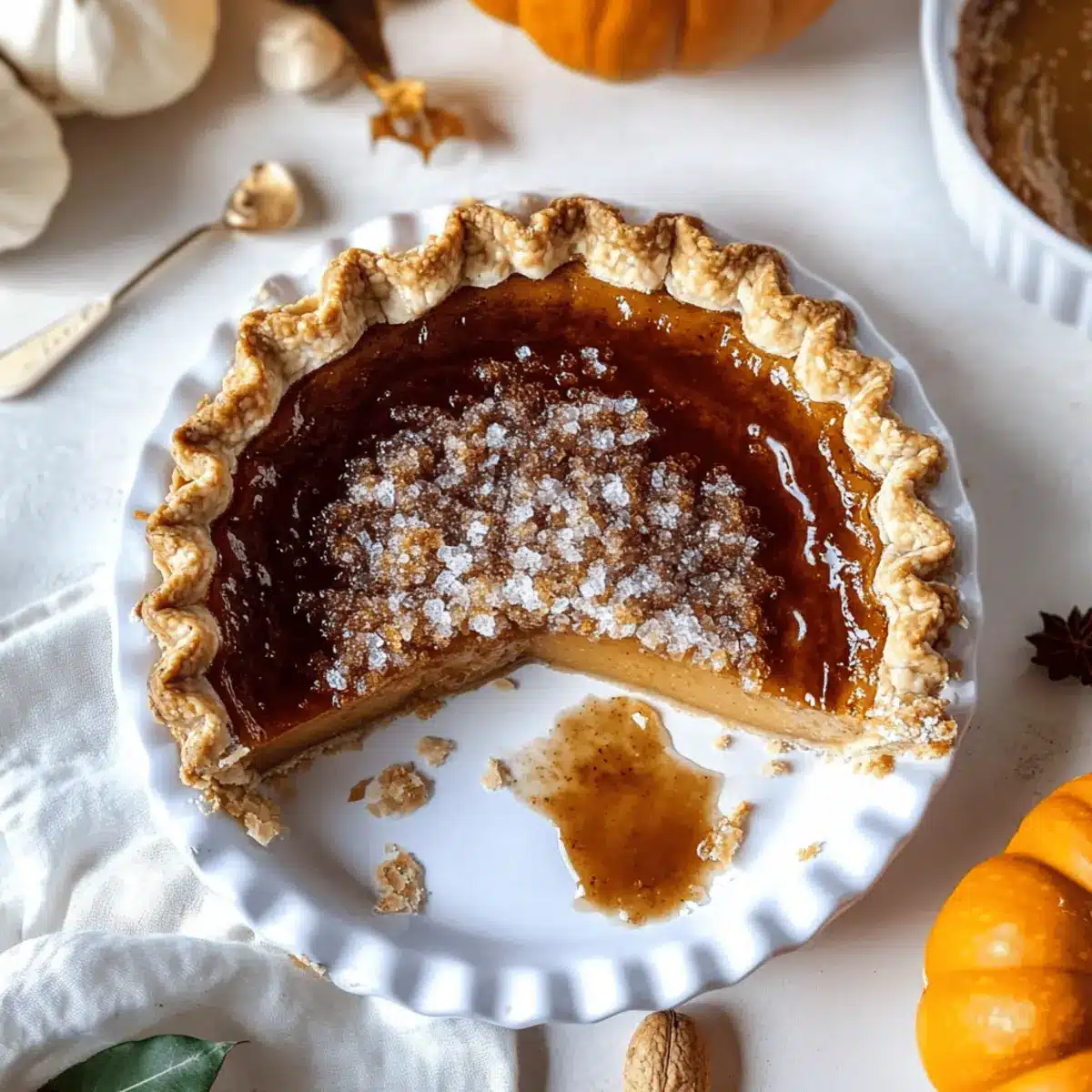 Bourbon Brûlée Pumpkin Pie: A Festive Twist for Your Table