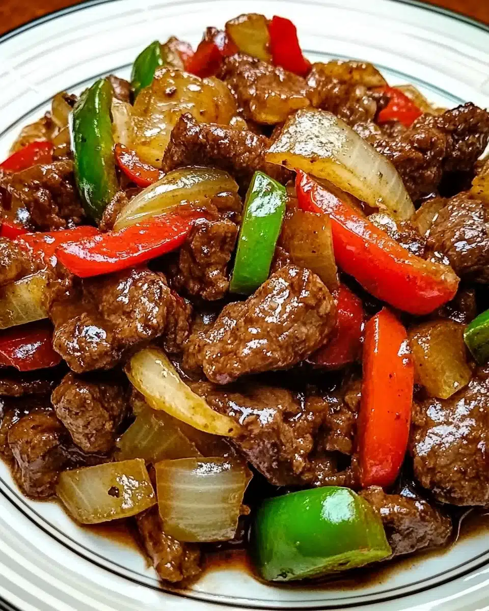 Pepper Steak with Bell Peppers and Onion: A Flavorful Delight!