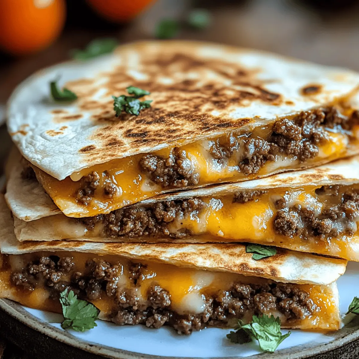 Smashburger Quesadillas: A Quick Crunchy Dinner Delight