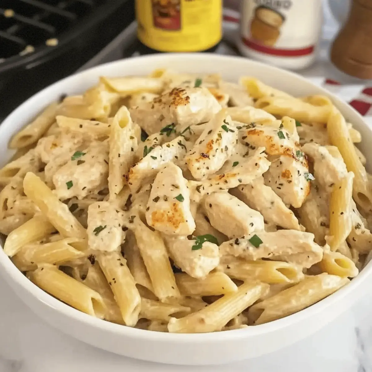 Healthy Garlic Parmesan Chicken Pasta That You'll Love