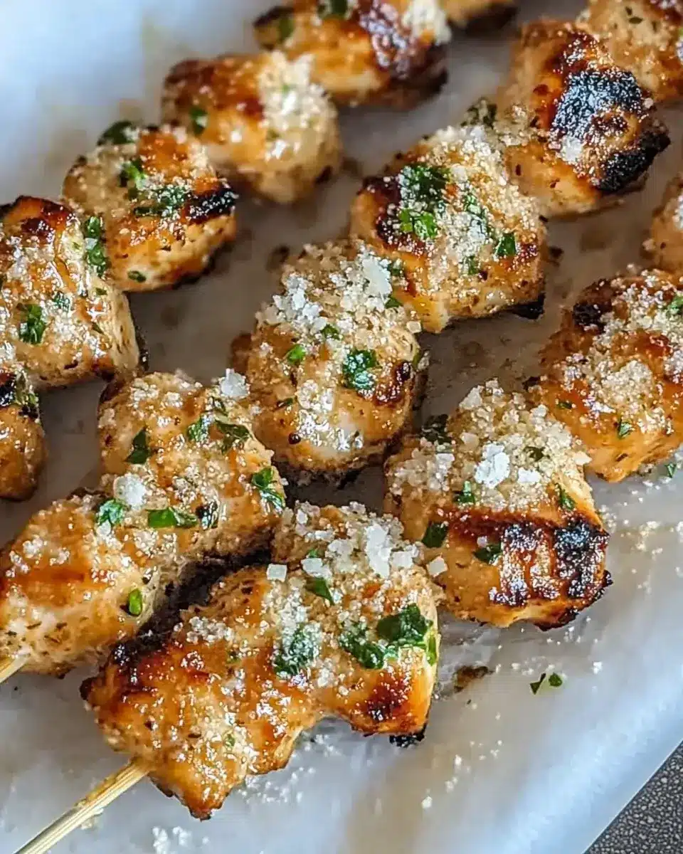 Ranch Garlic Parmesan Chicken Skewers: A Must-Try Recipe!