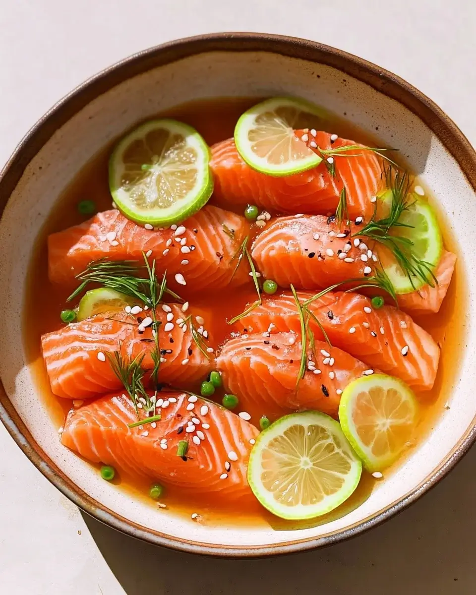 Salmon Crudo with Citrus Soy: A Refreshing Delight!