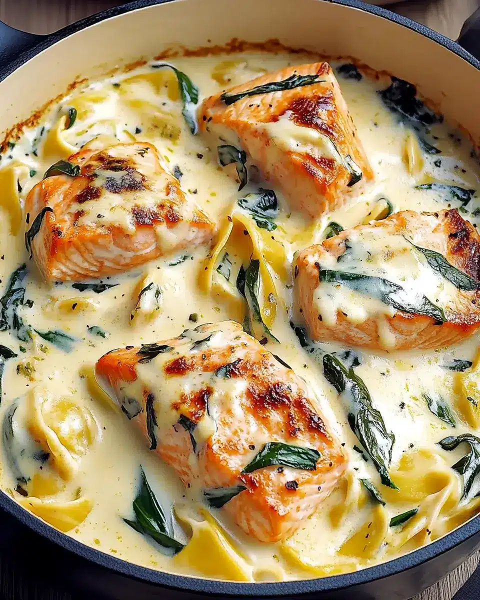 Creamy Salmon Florentine: A Rich, Easy Dinner Idea!