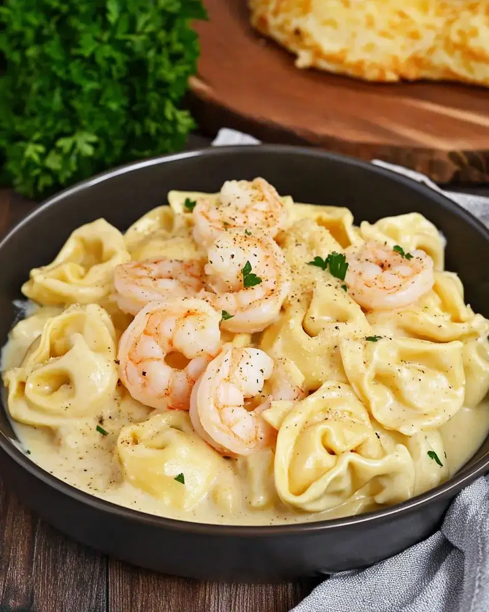Shrimp Tortellini Alfredo: Indulge Without Guilt Today!