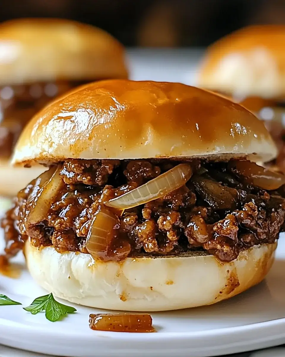 Irresistible French Onion Beef Sloppy Joes that Delight!