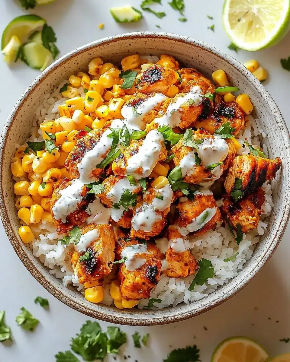 Street Corn Chicken Bowl: A Flavorful Recipe You’ll Love!