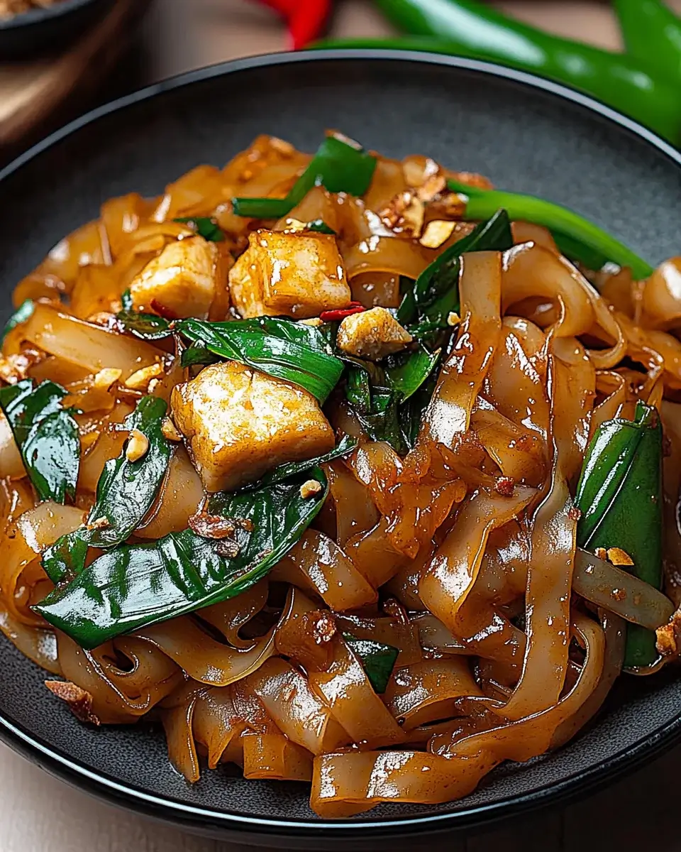 Street Style Thai Drunken Noodles: Discover the Recipe!