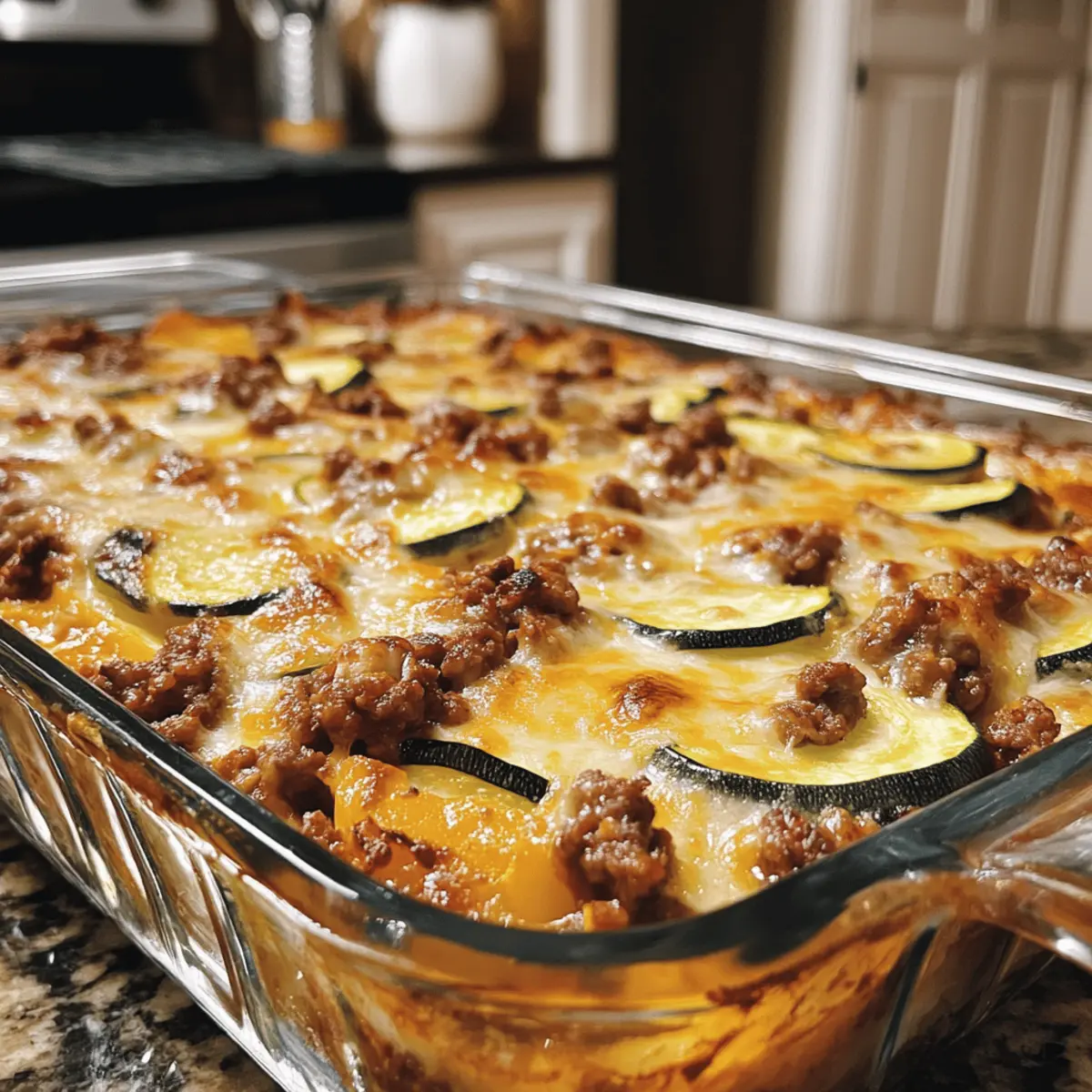 Ground Beef Zucchini Casserole