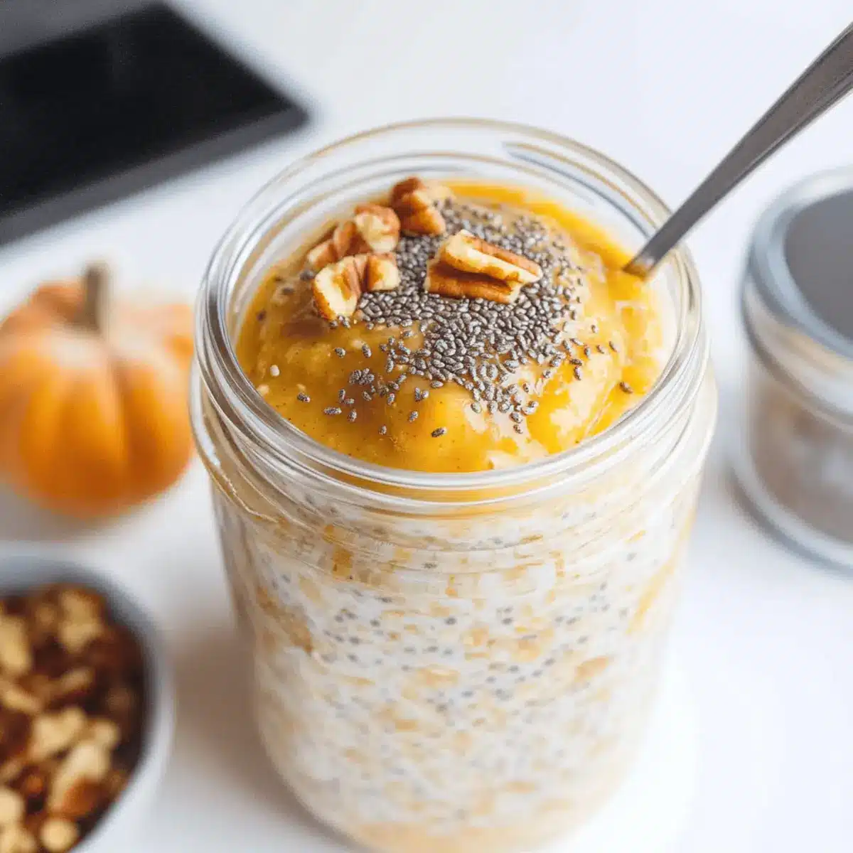 Cozy Pumpkin Overnight Oats for a Healthy Morning Boost
