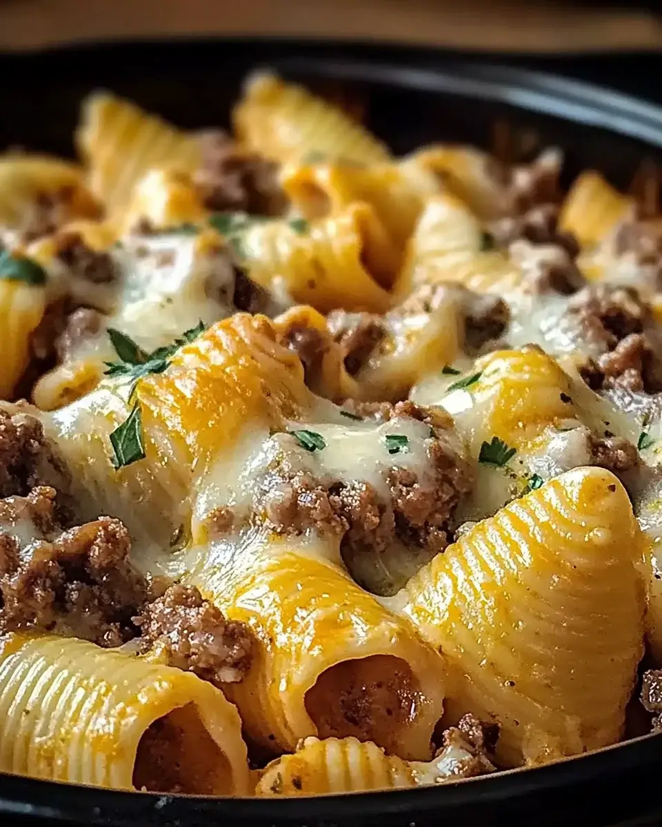 Ultimate Crockpot Cheesy Ranch Beef Pasta Shells Recipe Awaits!