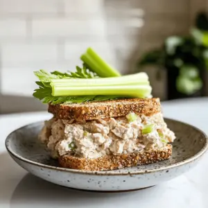 Tuna Salad with Celery and Relish