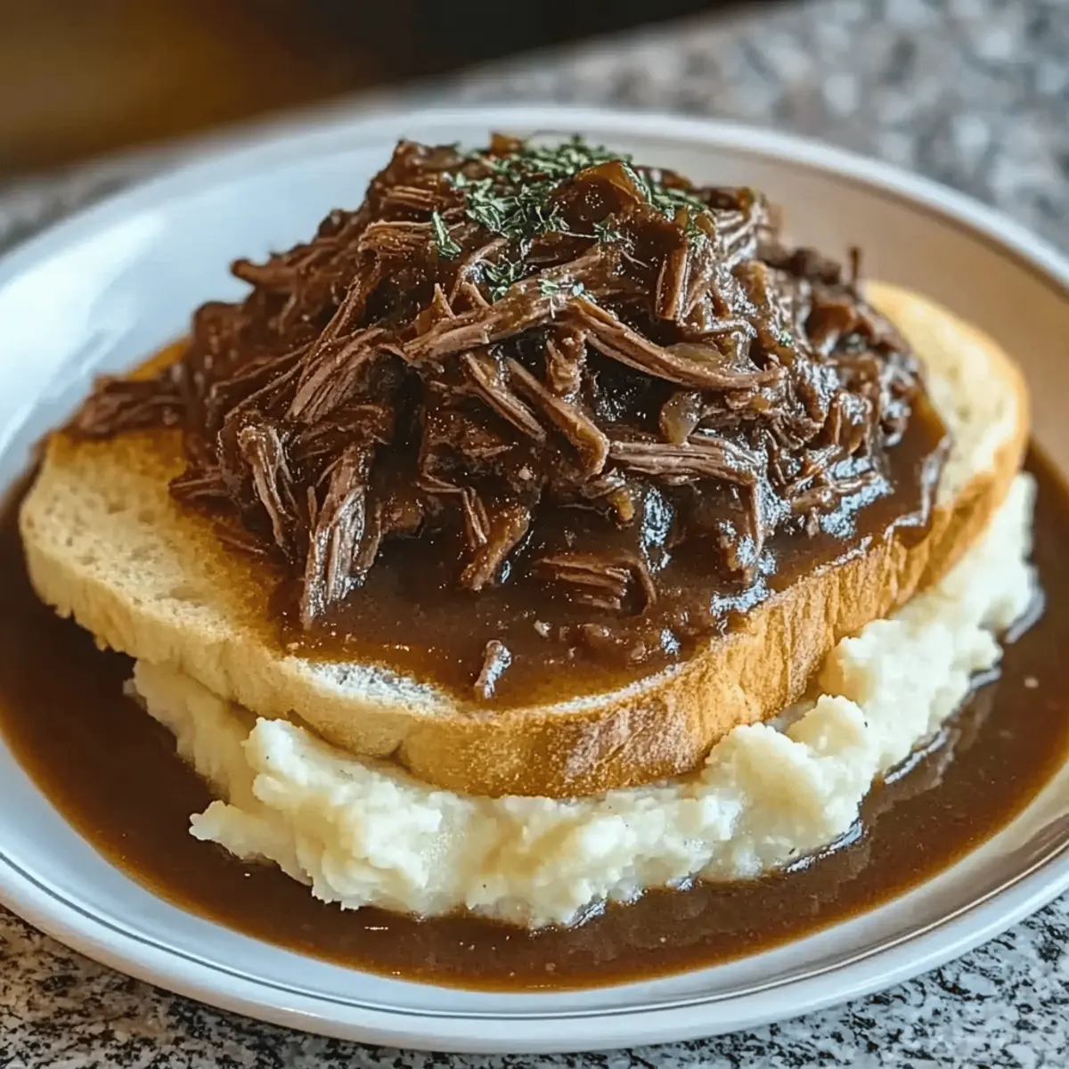 Savory Slow Cooker Beef Manhattan for Cozy Family Dinners