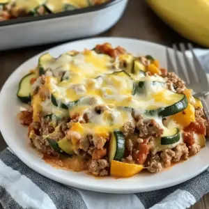 Ground Turkey Zucchini Casserole