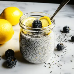 Lemon Cream Chia Pudding