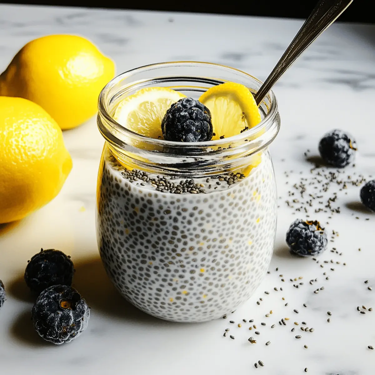 Lemon Cream Chia Pudding: A Zesty Healthy Delight
