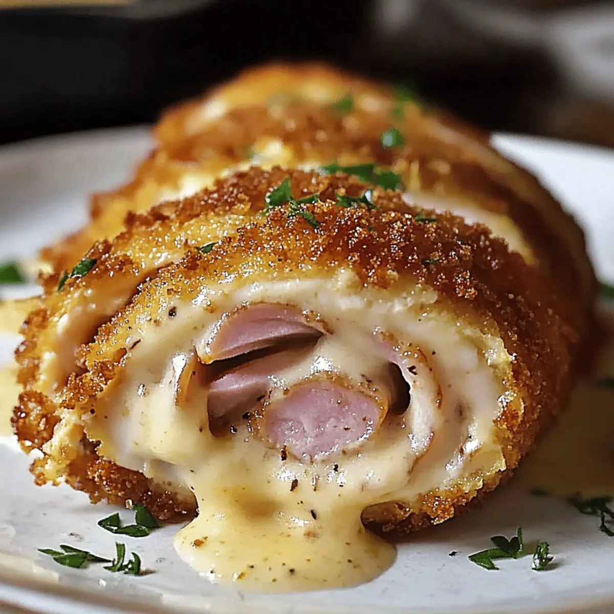 Crispy Creamy Chicken Cordon Bleu for Ultimate Comfort Food