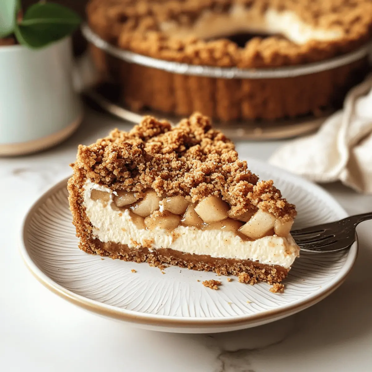 Decadent Apple Crumble Cheesecake You'll Crave Forever