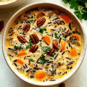 Autumn Wild Rice Soup