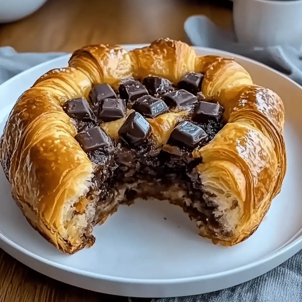 Chocolate Croissant Breakfast Bake for a Cozy Morning Treat
