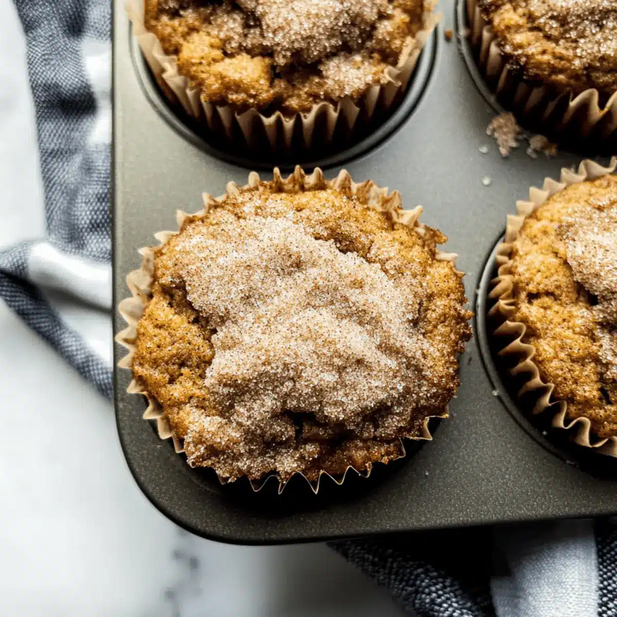 Delicious Pumpkin Snickerdoodle Muffins for Cozy Fall Mornings