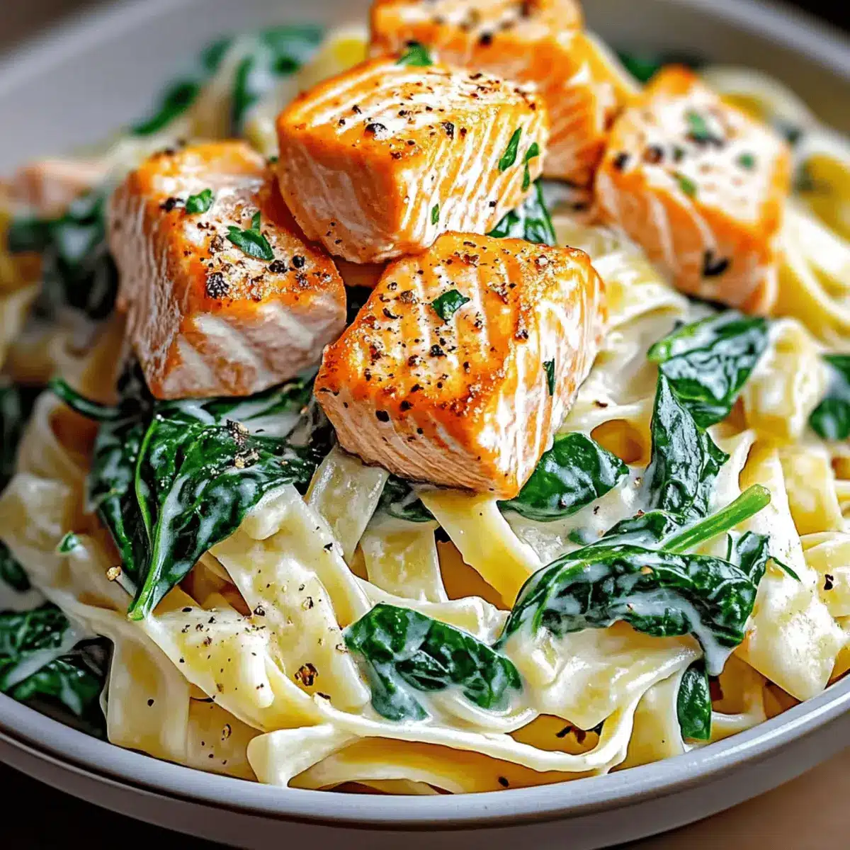 Creamy Salmon Spinach Pasta: Quick, Delicious, and Nutritious