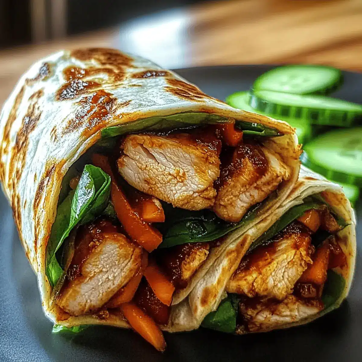 Sweet Chili Chicken Wraps That Make Lunchtime Deliciously Fun