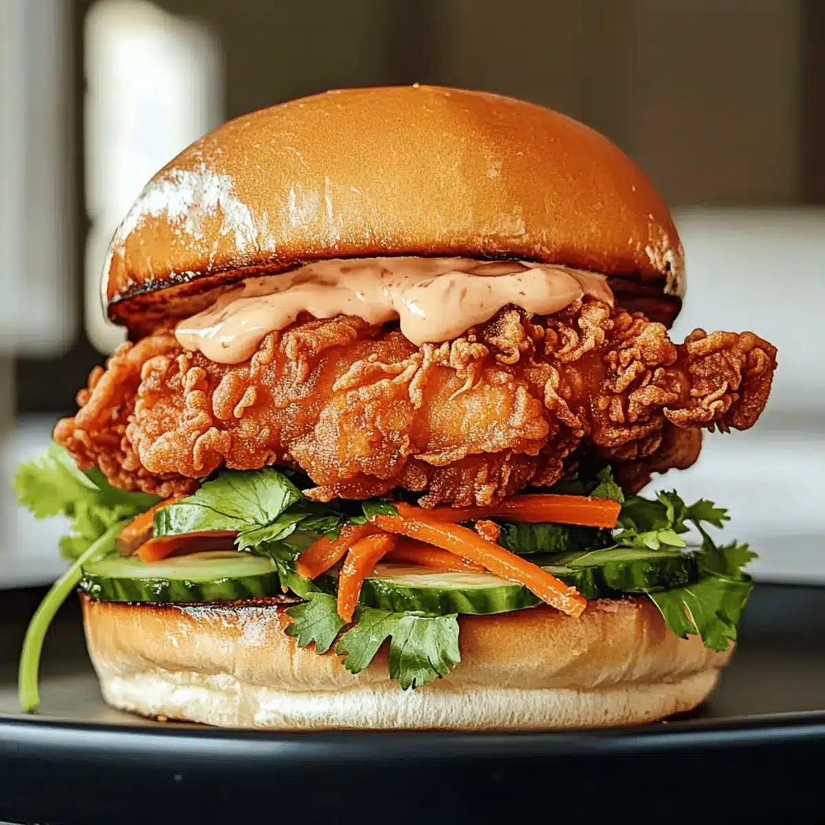 Irresistible Thai Fried Chicken Sandwich for Flavor Lovers