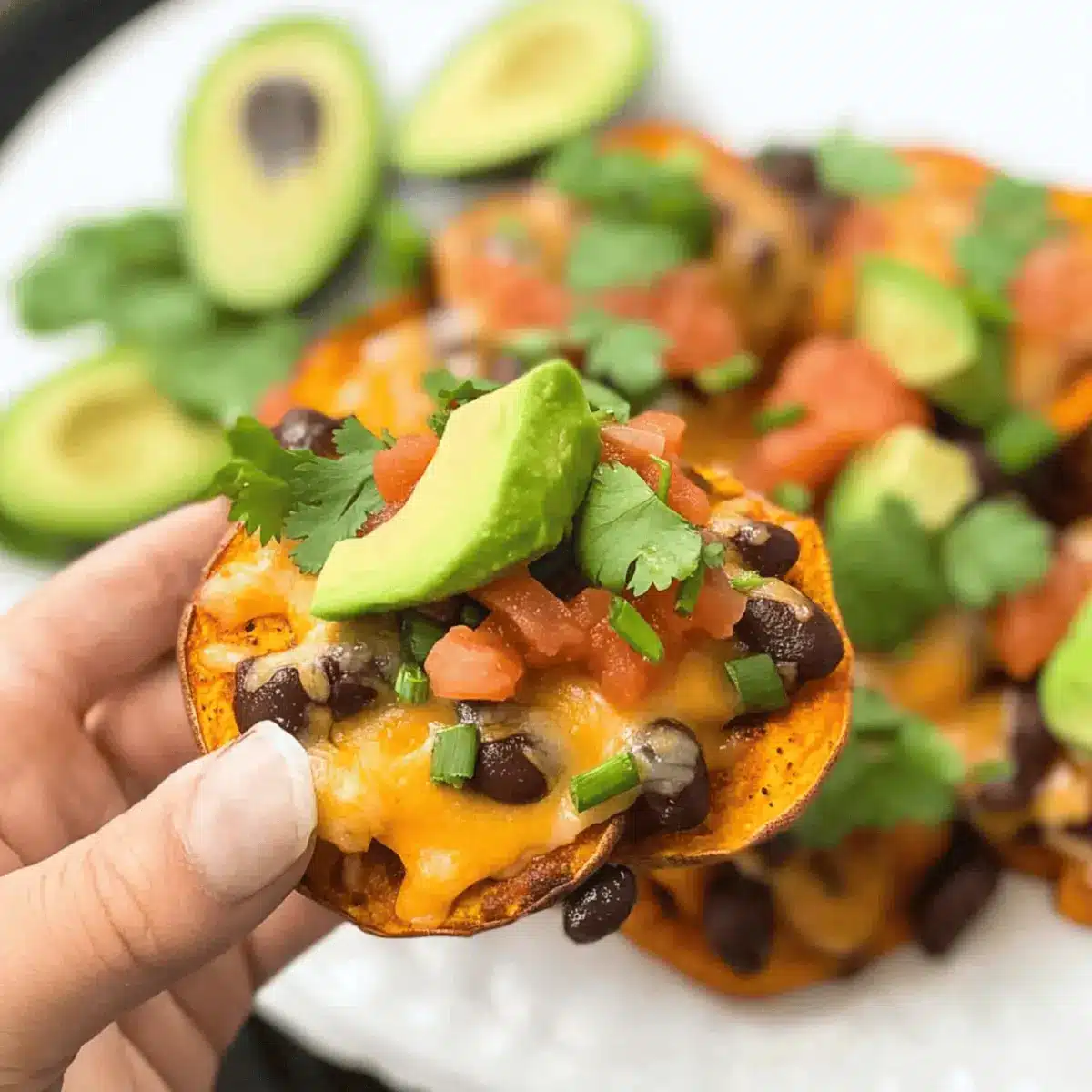 Loaded Sweet Potato Nachos for a Healthier Snack Attack