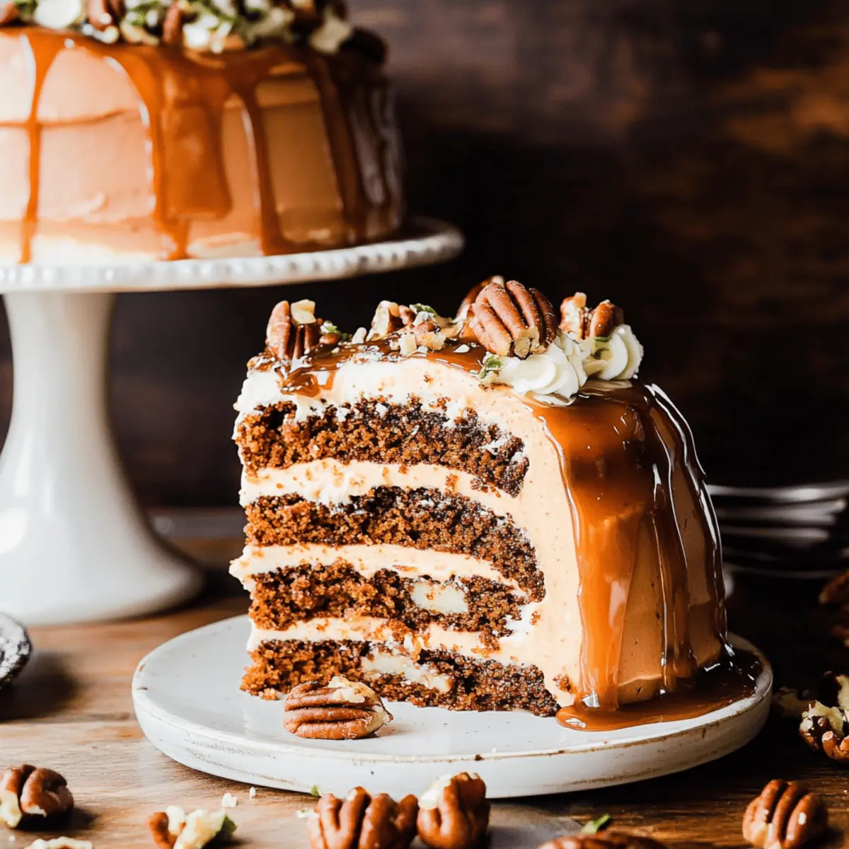 Irresistible Ultimate Pumpkin Cake with Creamy Frosting