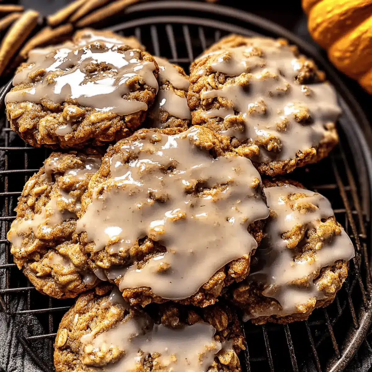 Brown Butter Pumpkin Oatmeal Latte Cookies for Cozy Fall Days