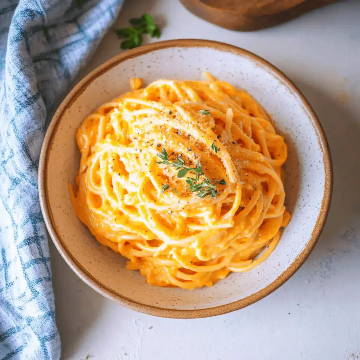 Creamy Vegan Pumpkin Pasta Ready in Just 10 Minutes
