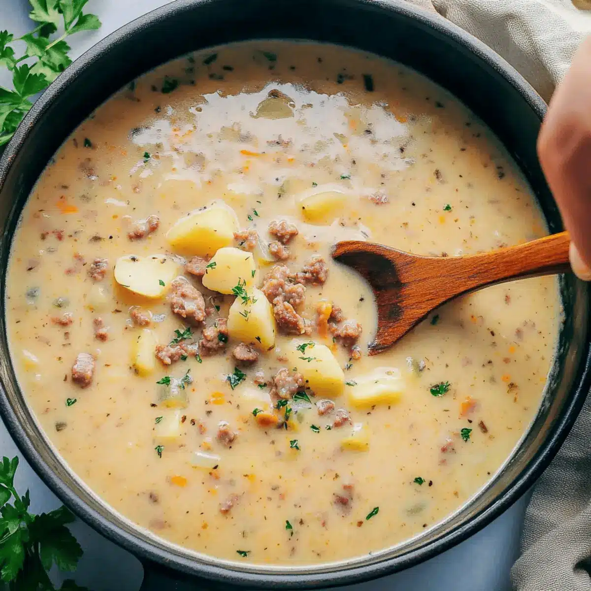 Creamy Sausage Potato Soup for Cozy Family Nights