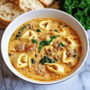 Creamy Tortellini Soup