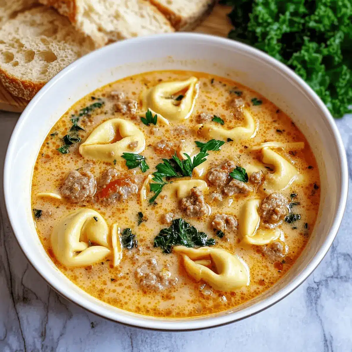 Creamy Tortellini Soup: Quick Comfort for Busy Nights