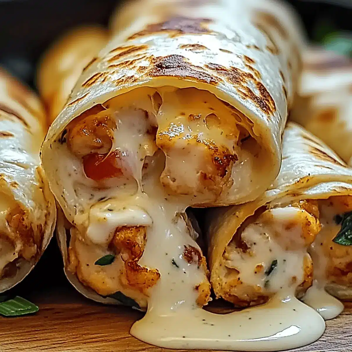 Cheesy Garlic Chicken Wraps That Will Rock Your Weeknight Dinner